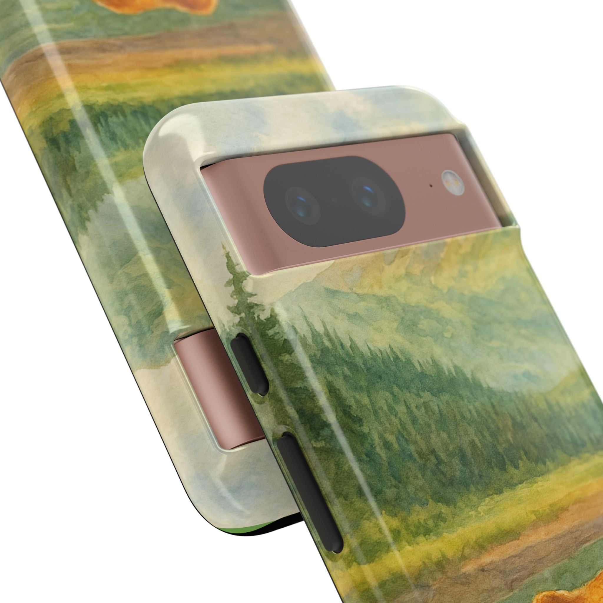 Scenic Bear Phone Case with, Tough & Protective Shell, Nature Lover Gift, Wildlife Art, Outdoor Adventure Accessory