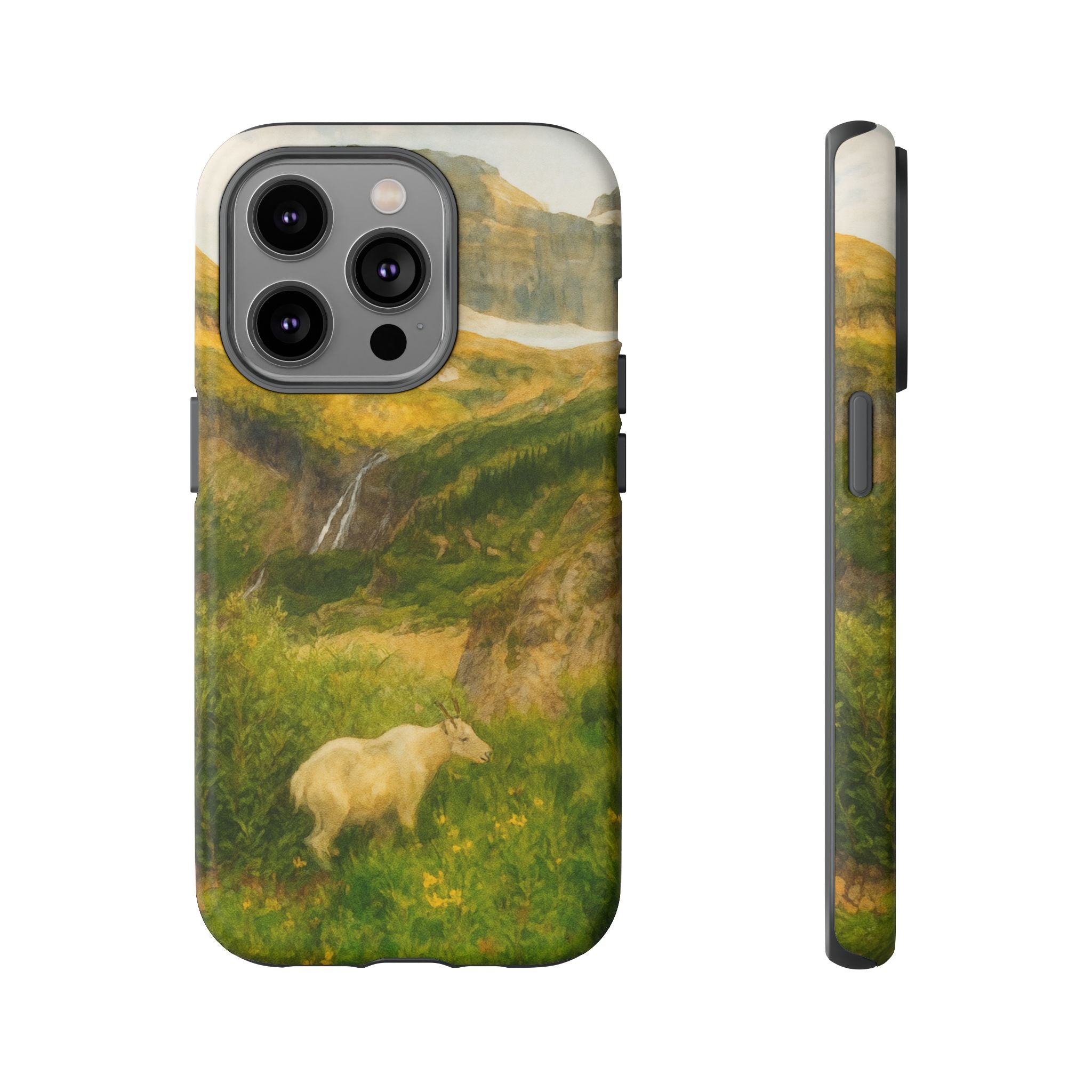 Glacier National Park Mountain Goat Phone Case - Perfect Gift for Nature Lovers and Park Enthusiasts