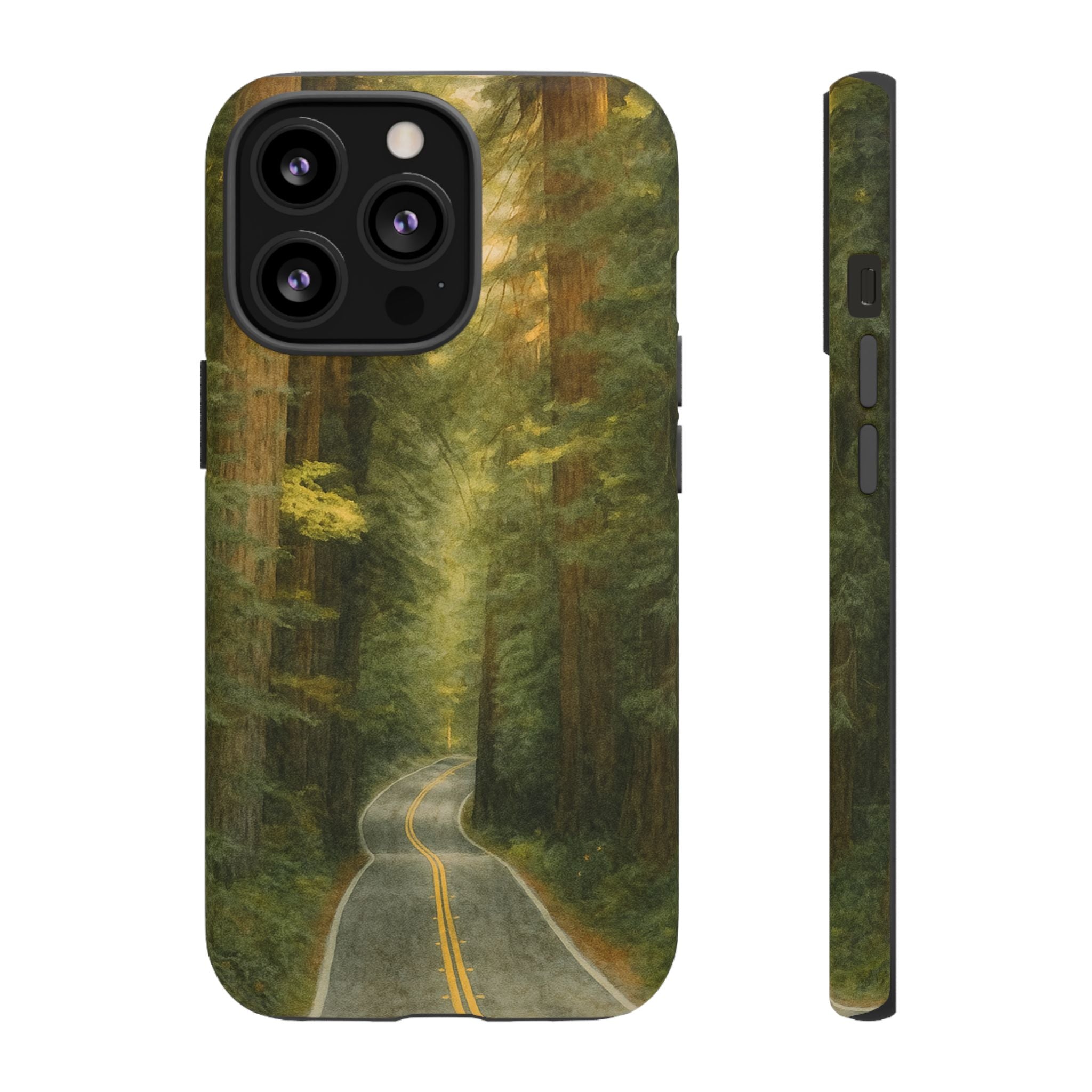 Redwoods National Park Road Phone Case - Perfect Gift for Nature Lovers and Park Enthusiasts