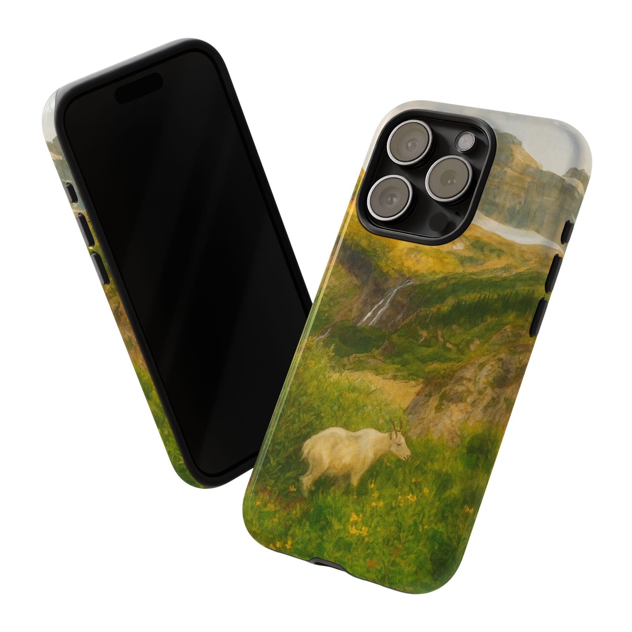 Glacier National Park Mountain Goat Phone Case - Perfect Gift for Nature Lovers and Park Enthusiasts