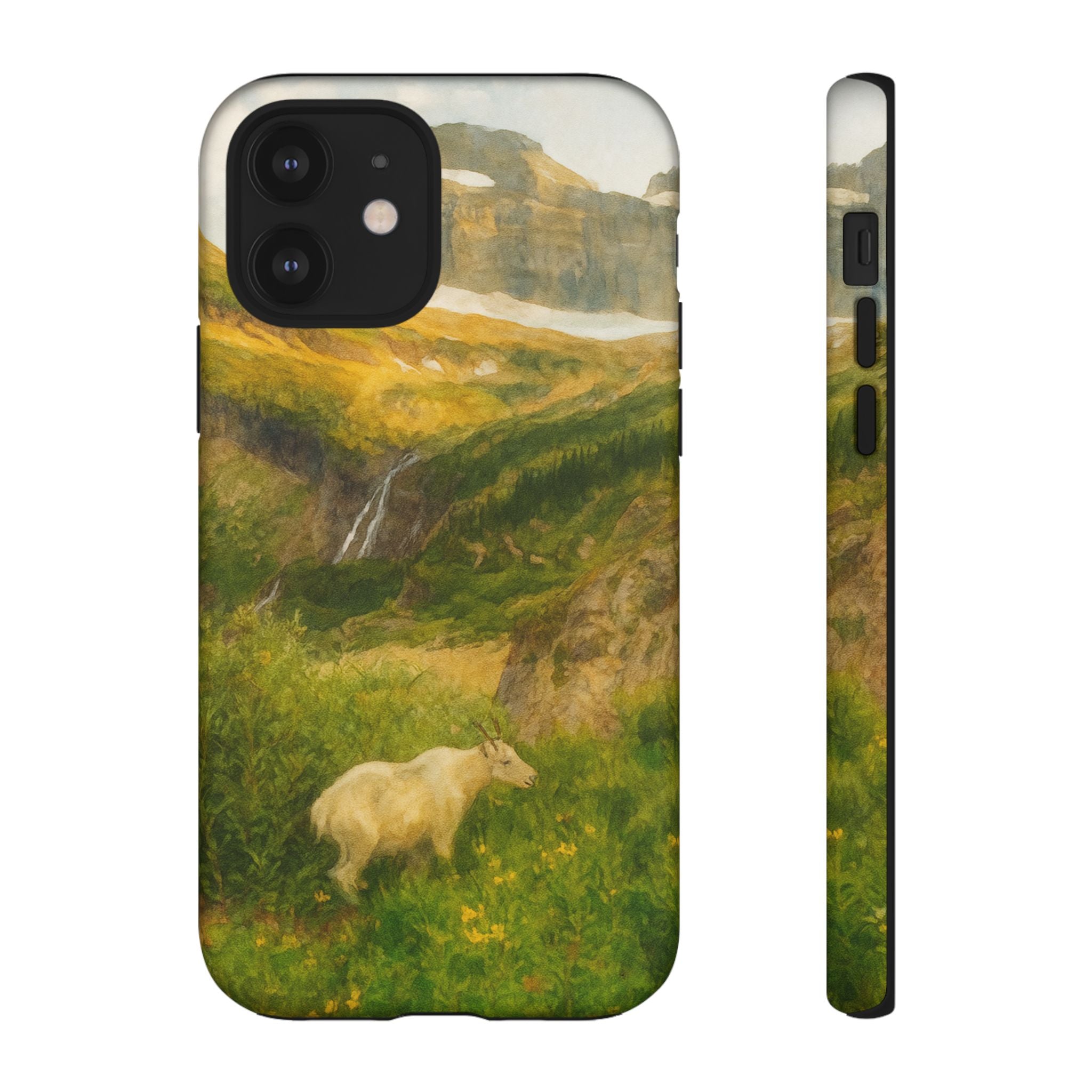Glacier National Park Mountain Goat Phone Case - Perfect Gift for Nature Lovers and Park Enthusiasts