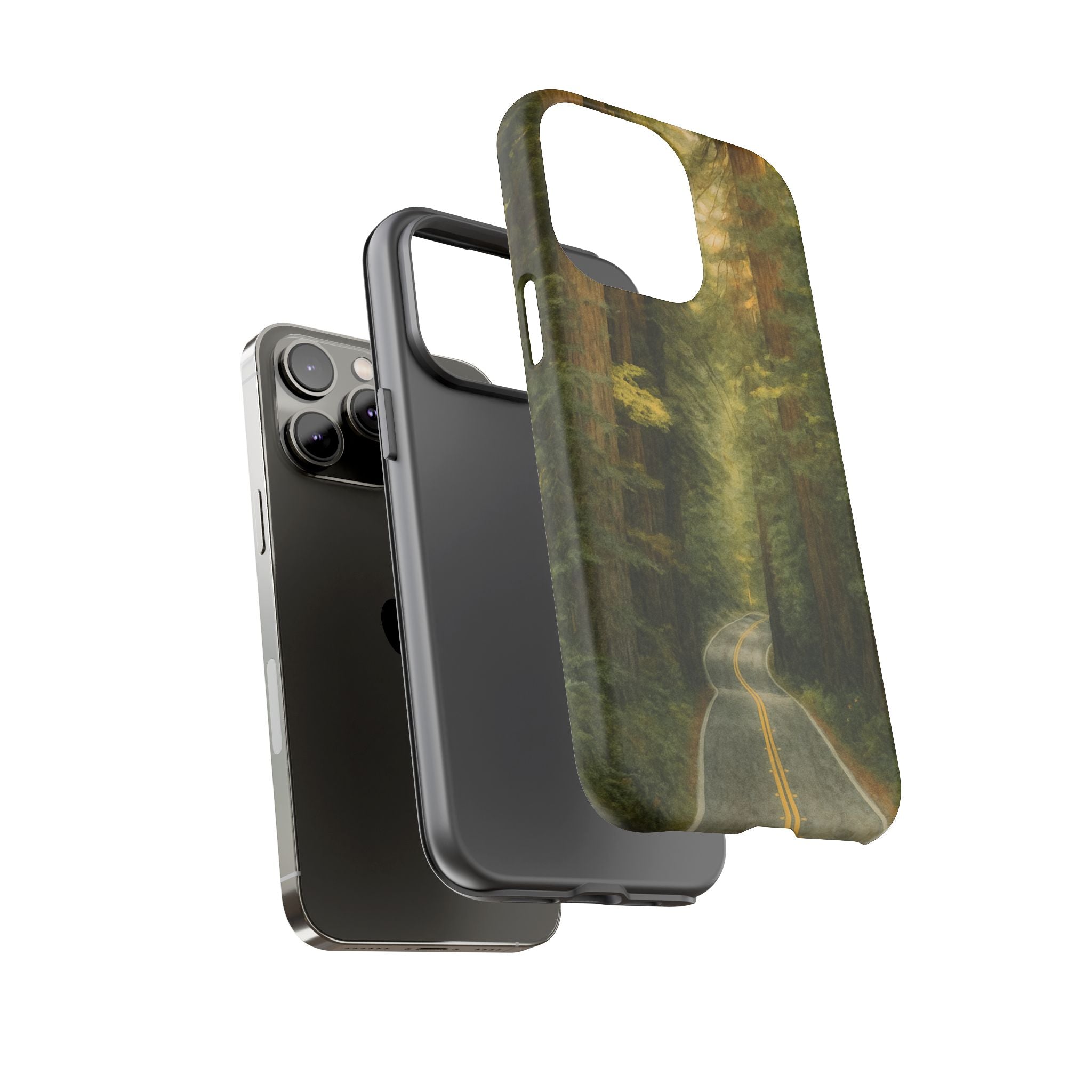 Redwoods National Park Road Phone Case - Perfect Gift for Nature Lovers and Park Enthusiasts